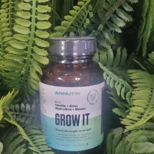 GROW IT ... WIth copper & Zinc , Biotin & Spirulina .